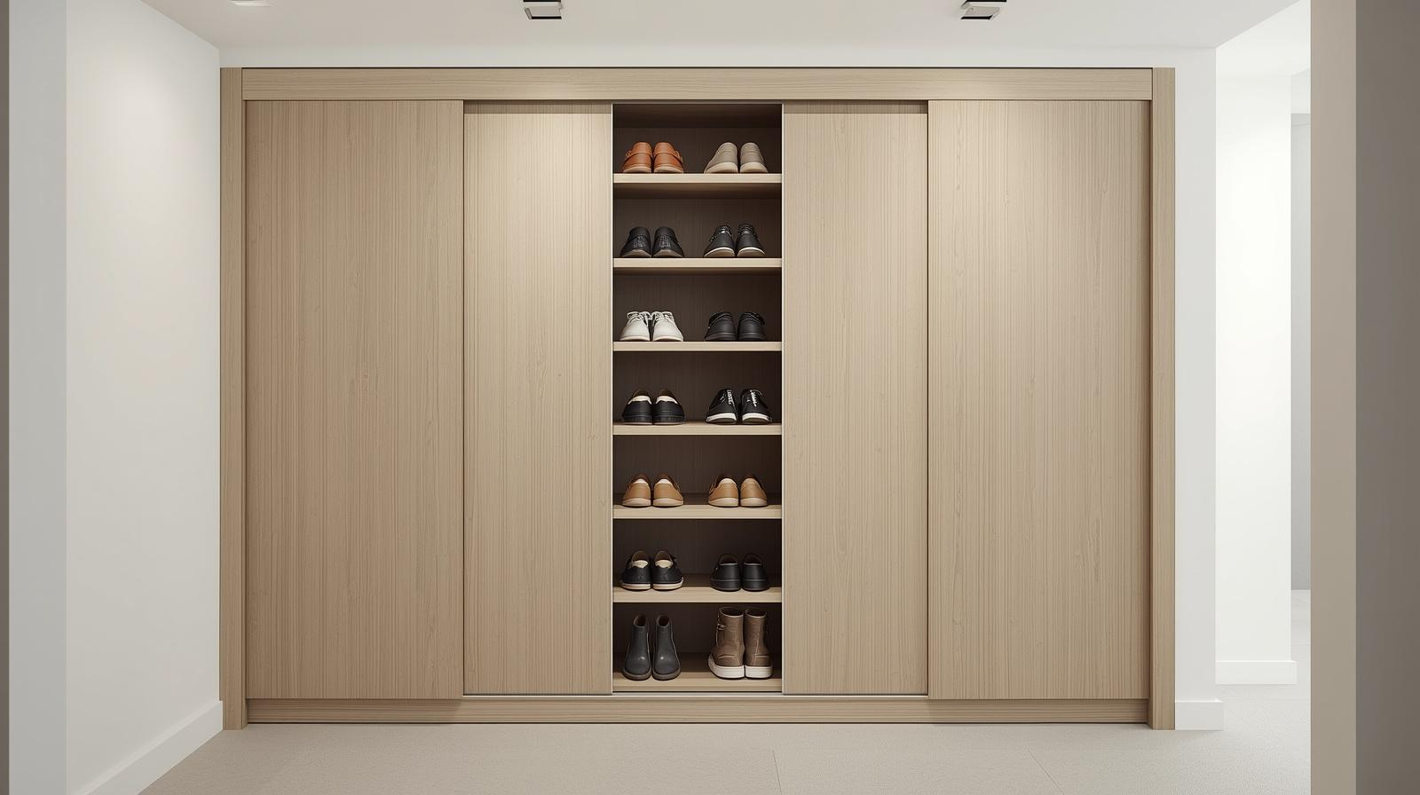 Lorong Rumah Sempit dan Sepatu Berserakan? Coba Rak Sepatu Pintu Geser!